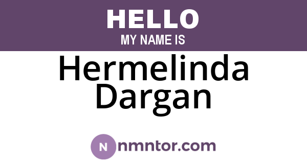 Hermelinda Dargan