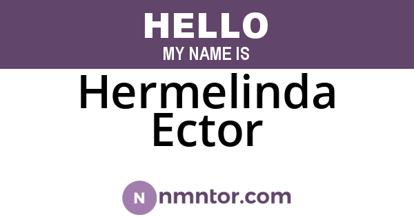 Hermelinda Ector