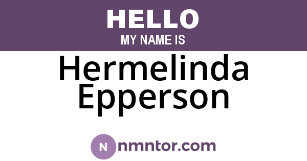 Hermelinda Epperson