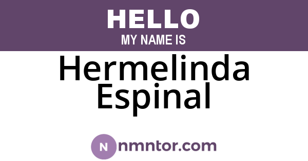 Hermelinda Espinal