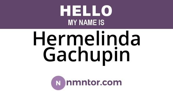 Hermelinda Gachupin