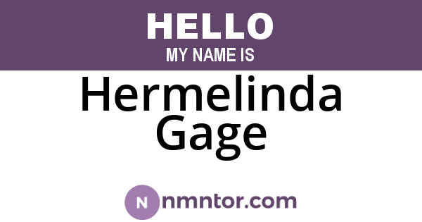 Hermelinda Gage