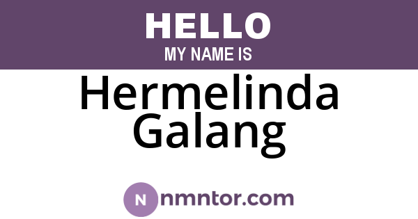 Hermelinda Galang
