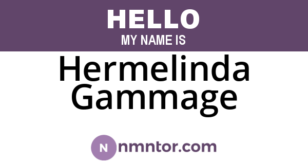 Hermelinda Gammage