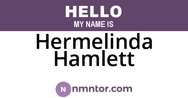 Hermelinda Hamlett