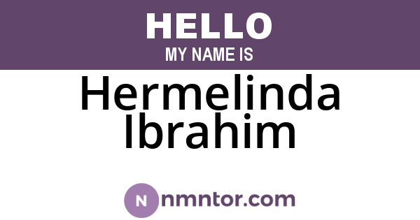 Hermelinda Ibrahim