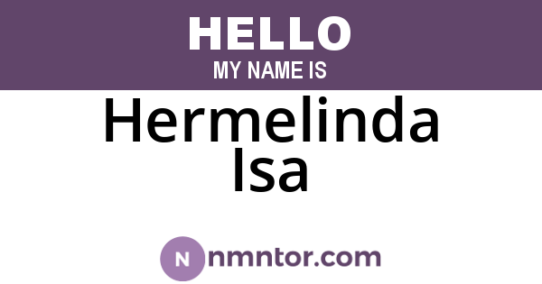 Hermelinda Isa