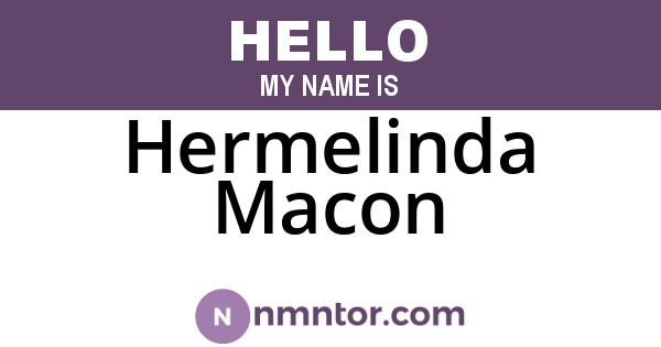 Hermelinda Macon