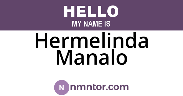 Hermelinda Manalo