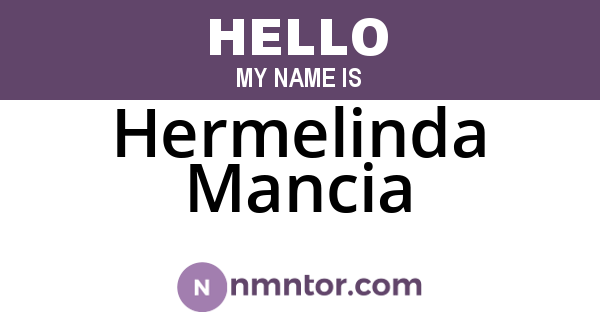 Hermelinda Mancia