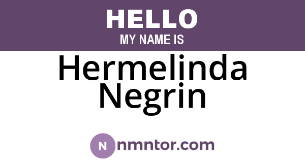 Hermelinda Negrin