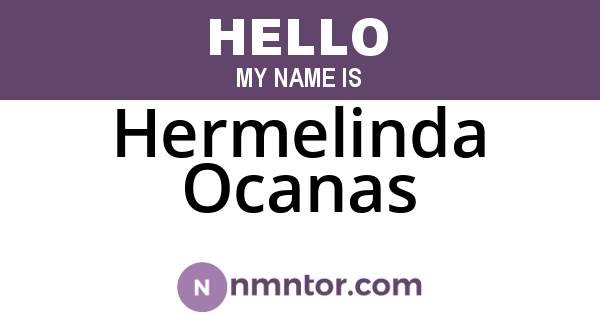 Hermelinda Ocanas
