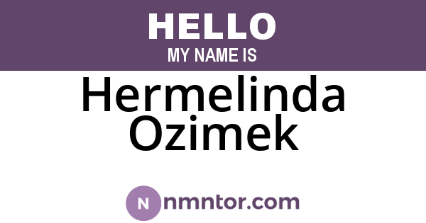 Hermelinda Ozimek
