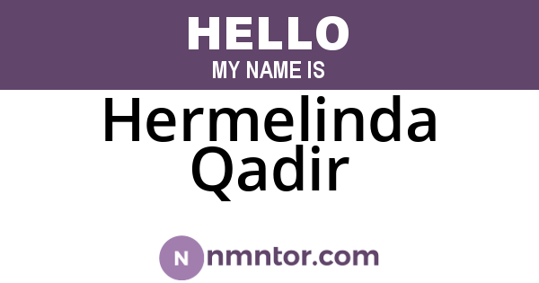 Hermelinda Qadir