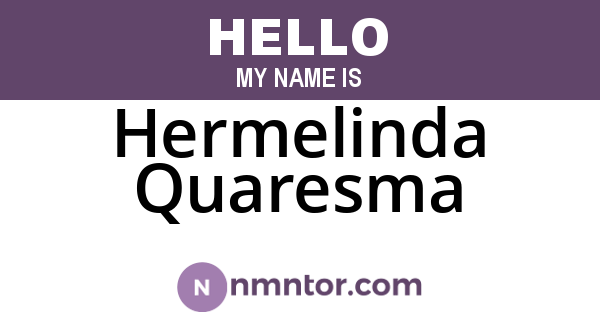 Hermelinda Quaresma