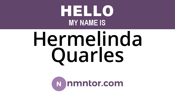 Hermelinda Quarles