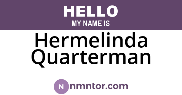 Hermelinda Quarterman