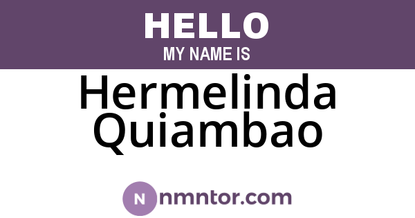 Hermelinda Quiambao
