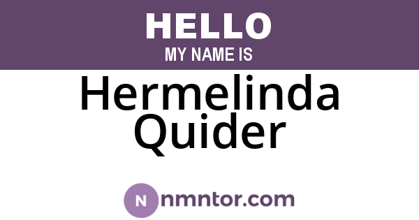 Hermelinda Quider
