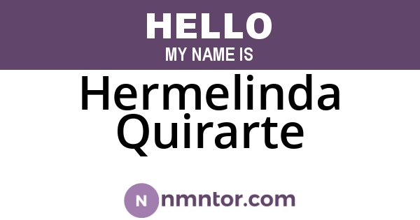 Hermelinda Quirarte