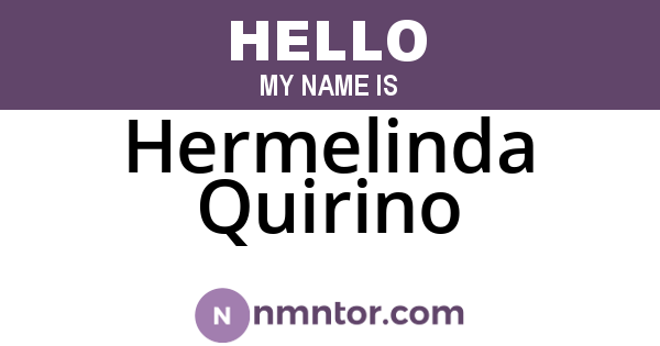 Hermelinda Quirino