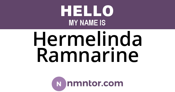 Hermelinda Ramnarine