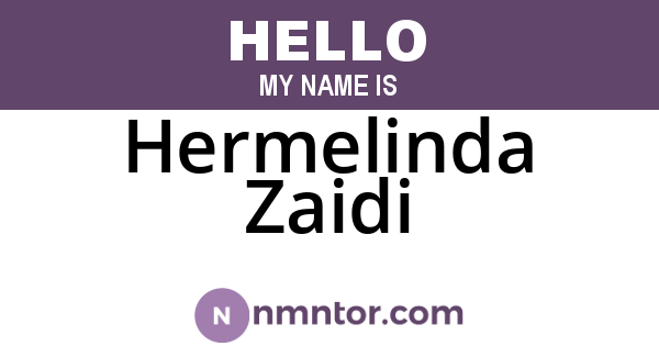 Hermelinda Zaidi