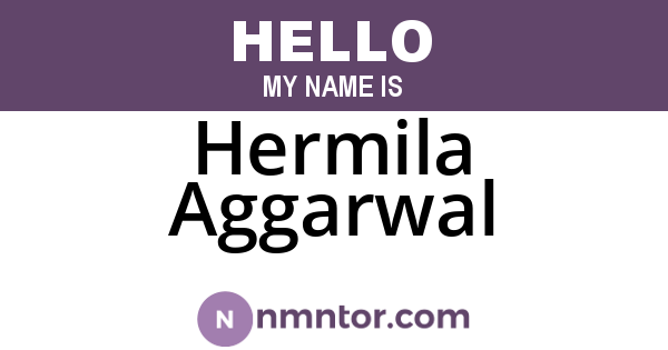 Hermila Aggarwal