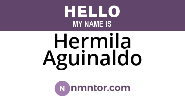 Hermila Aguinaldo