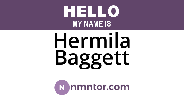Hermila Baggett