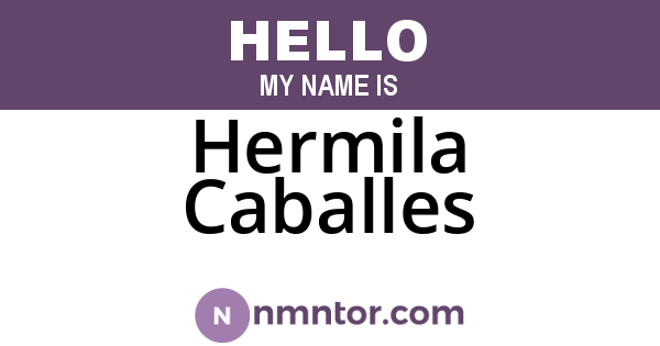 Hermila Caballes