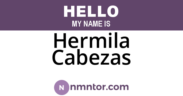 Hermila Cabezas