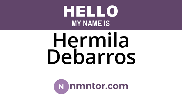 Hermila Debarros