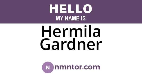 Hermila Gardner
