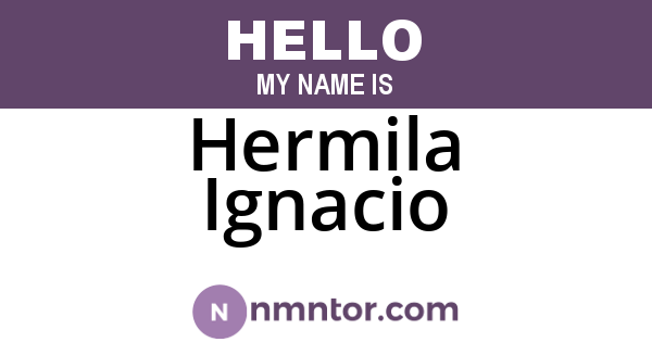 Hermila Ignacio