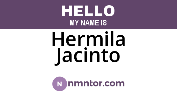 Hermila Jacinto