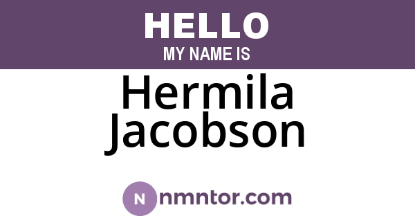 Hermila Jacobson