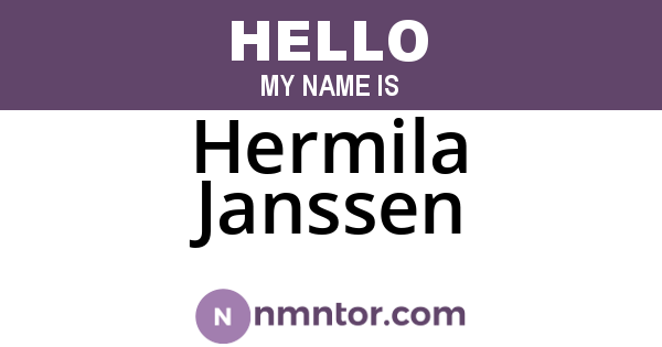 Hermila Janssen