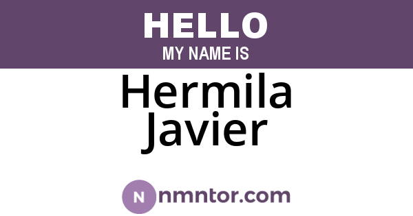 Hermila Javier