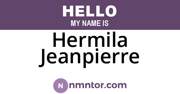 Hermila Jeanpierre