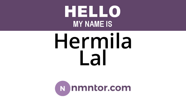 Hermila Lal