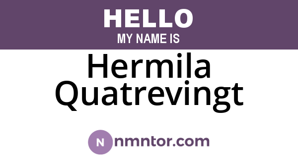 Hermila Quatrevingt