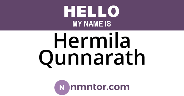 Hermila Qunnarath