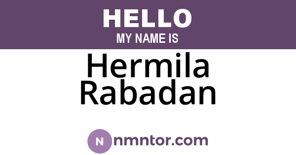 Hermila Rabadan