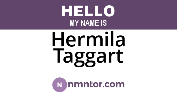 Hermila Taggart