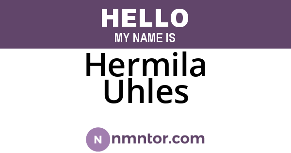 Hermila Uhles