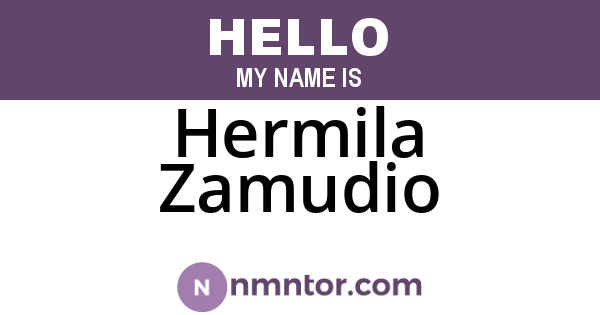 Hermila Zamudio