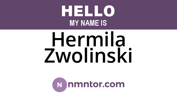 Hermila Zwolinski