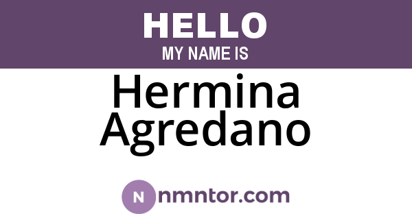 Hermina Agredano