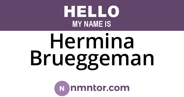 Hermina Brueggeman